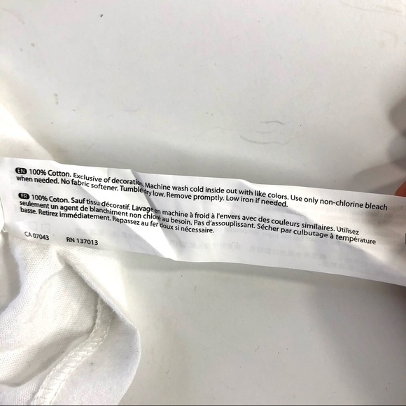 NWT Wildfox Sunshine Baby ombré white t shirt XS - Picture 8 of 8